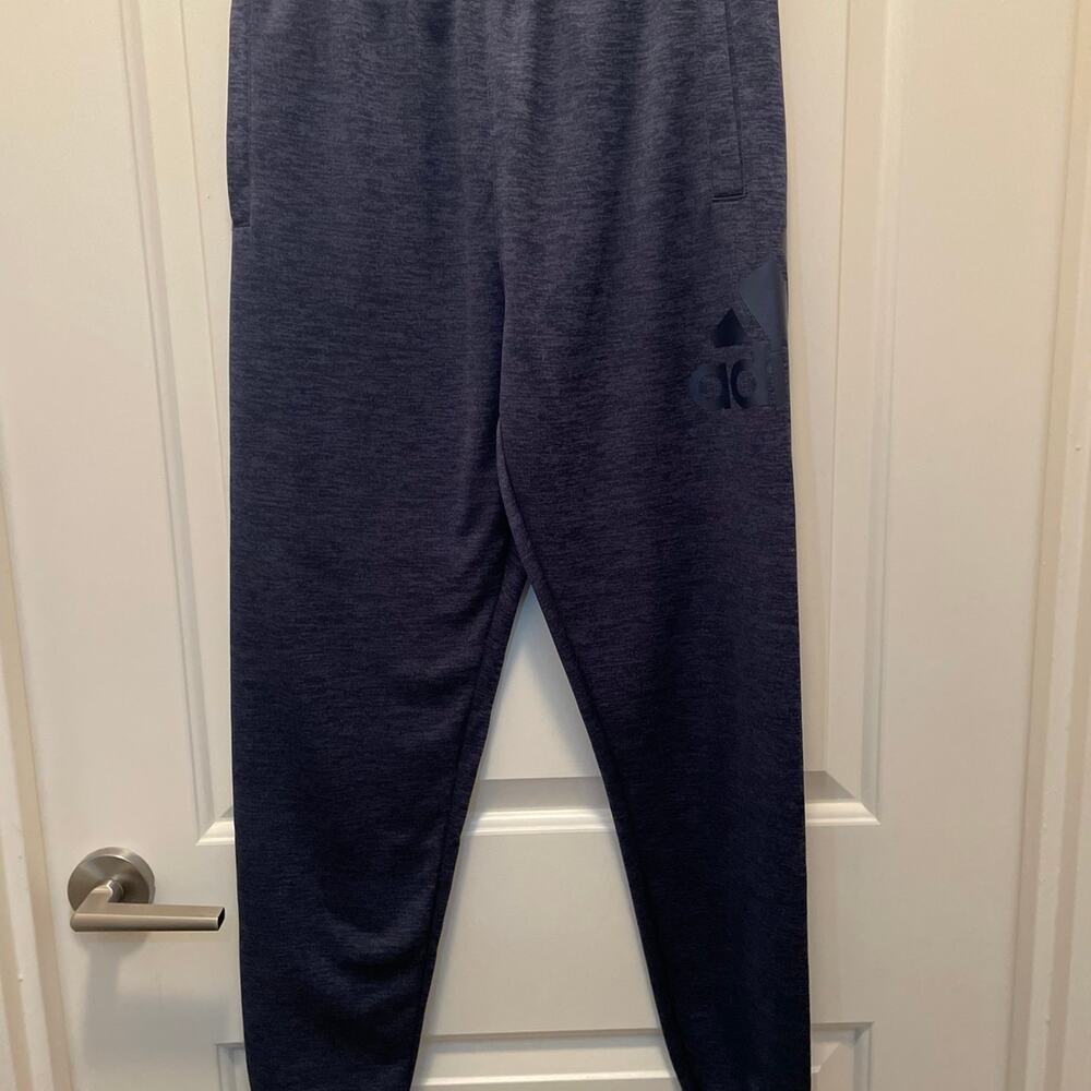 Adidas Navy Track Pants- Size Youth XL (18/20)